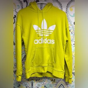 Adidas neon hoodie S